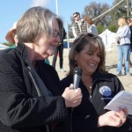 San Diego City Councilmembers Sherri Lightner and Lorie Zapf declare February 9, 2012 as "Rose Creek Fest Day" in San Diego. Photo by San Diego EarthWorks.