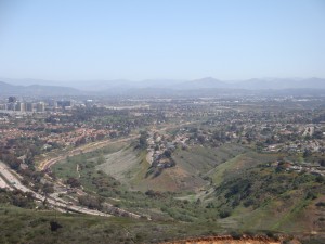 A view from Mt. Soledad looking east over the Rose Canyon Open Space Park and the Golden Triangle. Photo by The Chaparral Lands Conservancy.