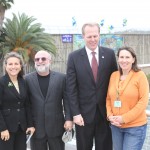 San Diego City Councilmember Lorie Zapf, Campland on the Bay President Michael Gelfand, San Diego City Councilmember Kevin Faulconer, and Friends of Rose Creek Founder Karin Zirk.