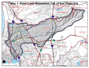 Where is the Rose Creek Watershed?